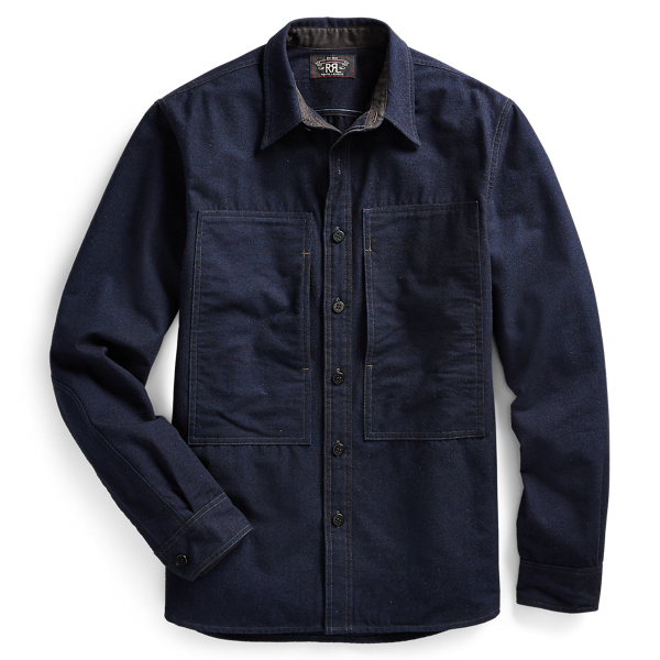 Indigo Chambray Shirt RRL 1