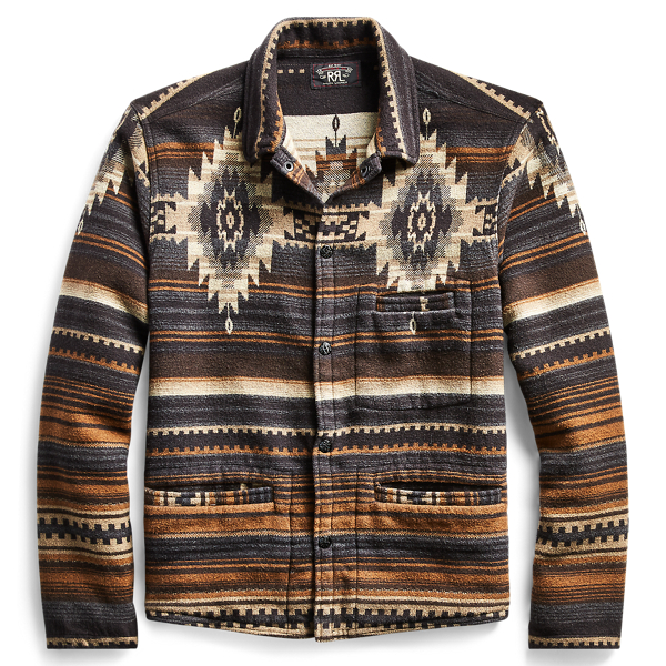 RRL By Ralph Lauren Patterned Jacquard Overshirt -782943775001