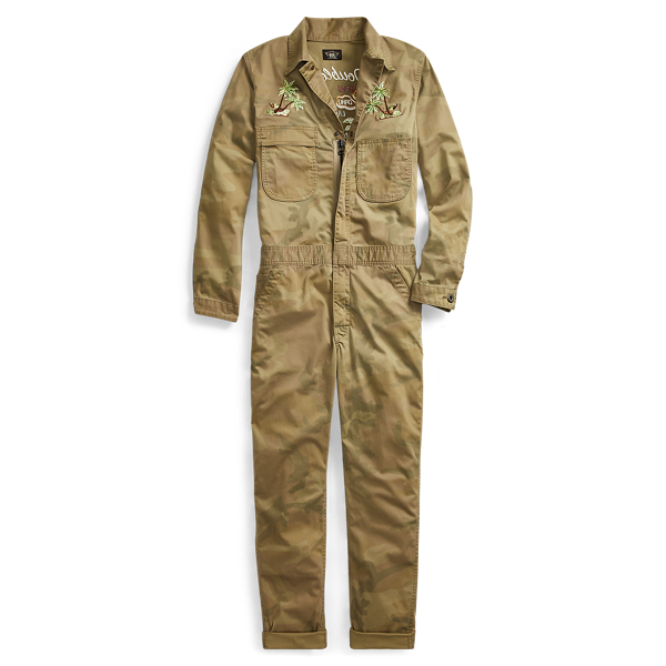 Camo Stretch Cotton Coverall RRL 1