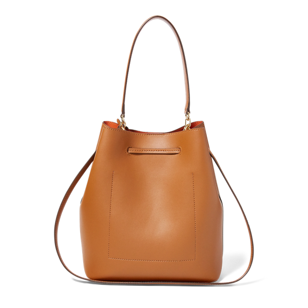 Leather Debby Drawstring Bag Ralph Lauren UK