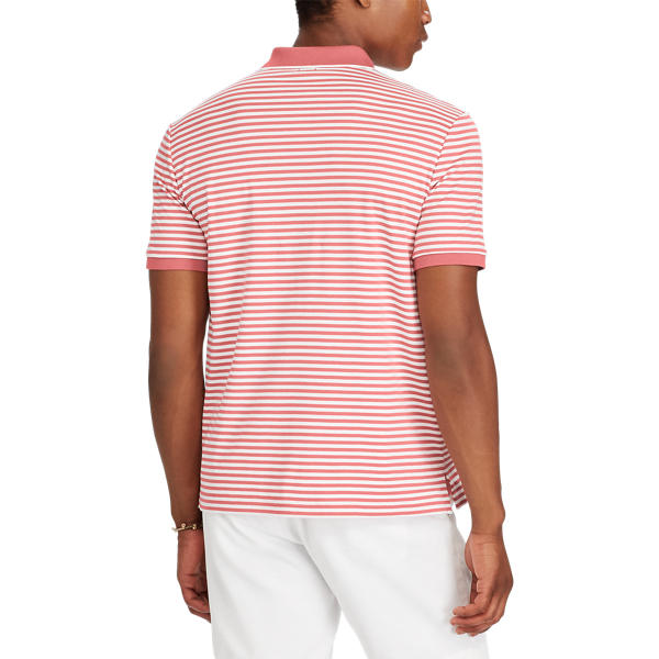 Hyannis Red/White Classic Fit Soft-Touch Polo Big & Tall 4