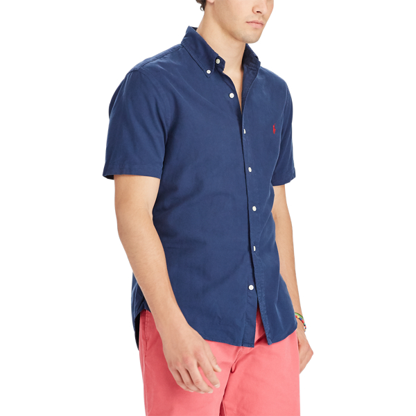 Newport Navy Classic Fit Cotton Sport Shirt Big & Tall 3