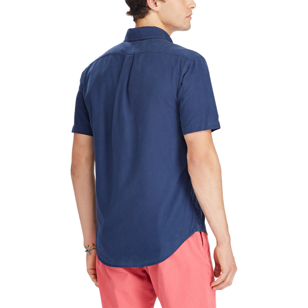 Newport Navy Classic Fit Cotton Sport Shirt Big & Tall 4