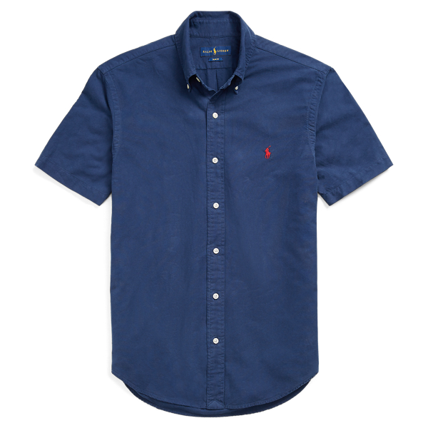 Newport Navy Classic Fit Cotton Sport Shirt Big & Tall 1