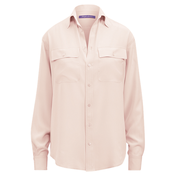 Antoinette Silk Crepe Shirt Ralph Lauren Collection 1