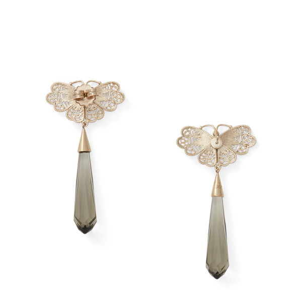 Orecchini con briolette e farfalle Ralph Lauren Collection in 2