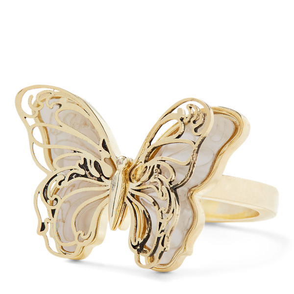 Bague papillon en nacre Ralph Lauren Collection en 1