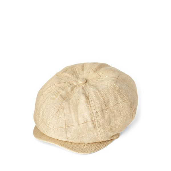 Silk-Linen Newsboy Hat Ralph Lauren Collection in 1