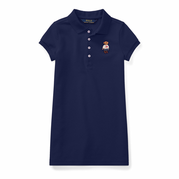 Polo Bear Mesh Dress Girls 1.5-6.5 Years 1