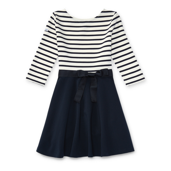 Striped Ponte Dress GIRLS 7-14 YEARS 1