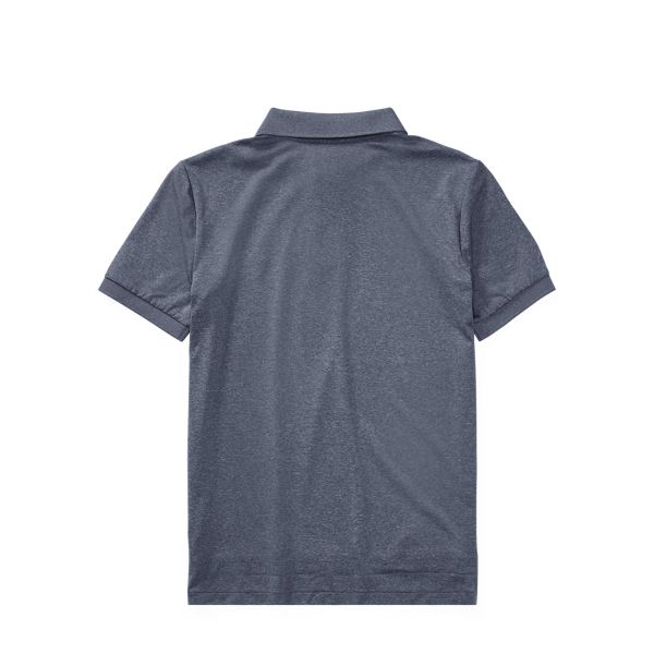 French Navy Heather Performance Stretch Lisle Polo Boys 8-20 2