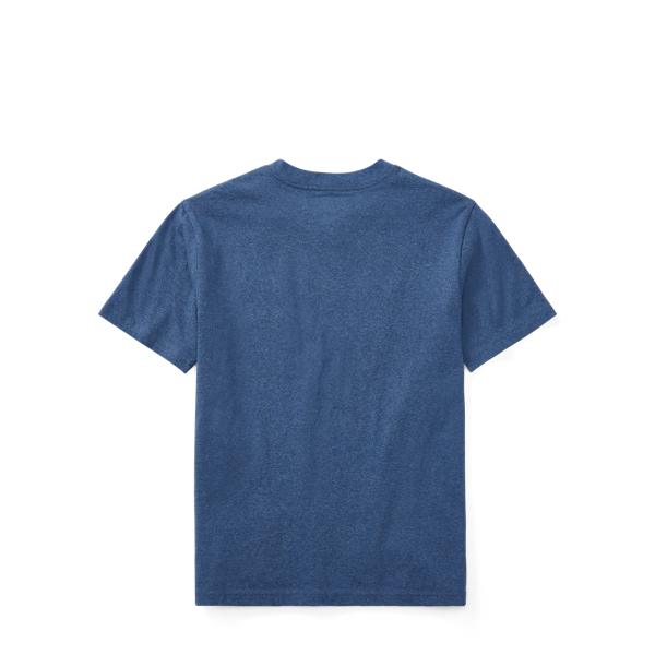 Rustic Navy Heather Cotton Jersey V-Neck T-Shirt Boys 8-20 2