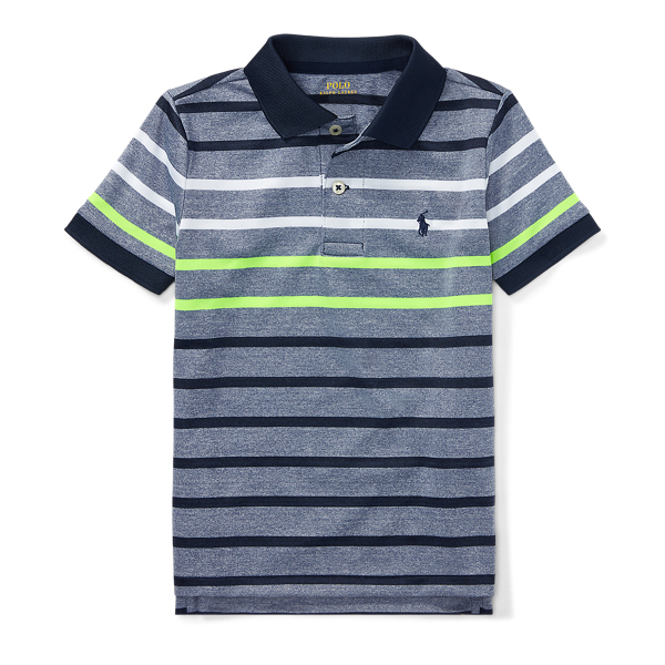 Seahorse Heather Multi Performance Stretch Lisle Polo Boys 2-7 1