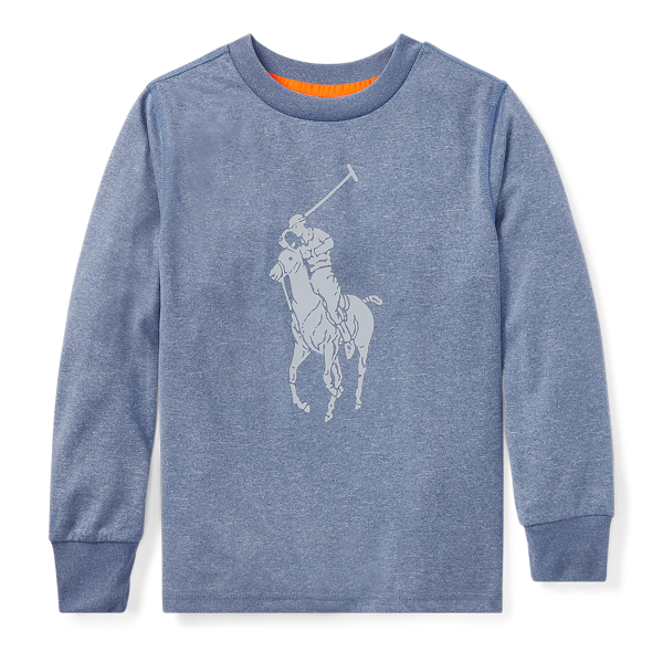 Seahorse Heather Performance Jersey T-Shirt Boys 2-7 1