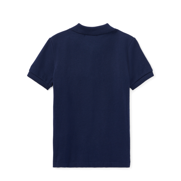 Newport Navy Cotton Spa Terry Polo Shirt Boys 2-7 2