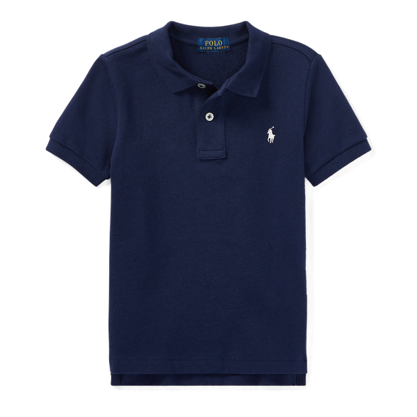 Newport Navy Cotton Spa Terry Polo Shirt Boys 2-7 1