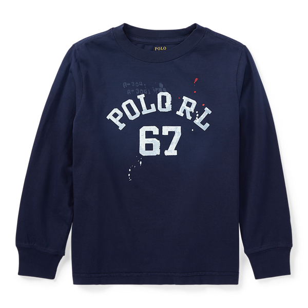 Newport Navy Cotton Jersey Graphic T-Shirt Boys 2-7 1