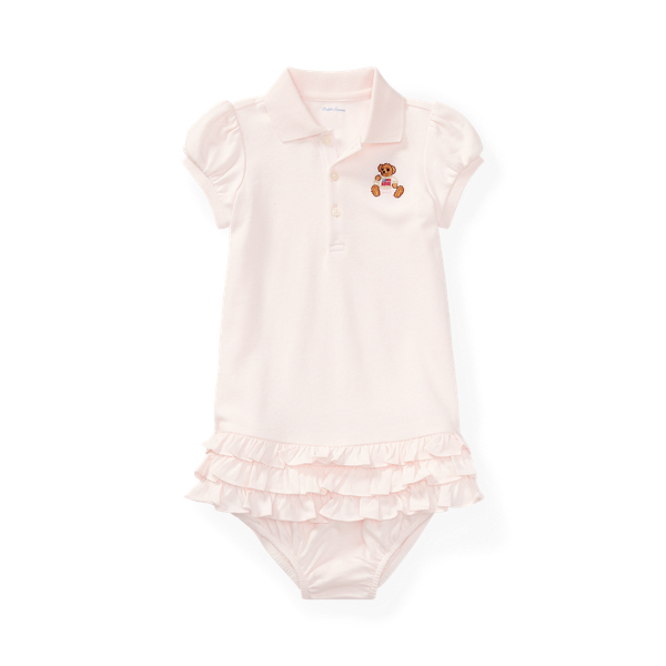 Polo Bear Dress and Bloomer Baby Girl 1