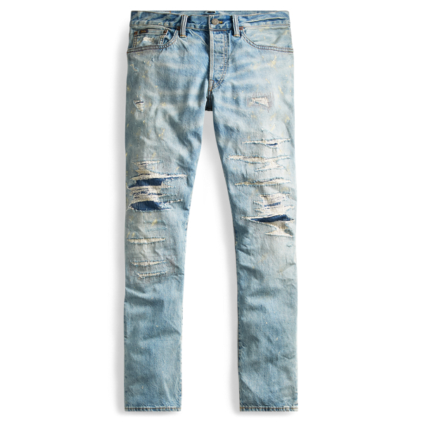 Polo ralph lauren men's sullivan slim distressed jeans hotsell