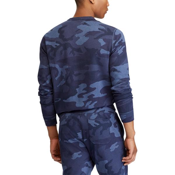 Sweat camouflage en coton m&eacute;lang&eacute; Polo Ralph Lauren en Camouflage bleu 5
