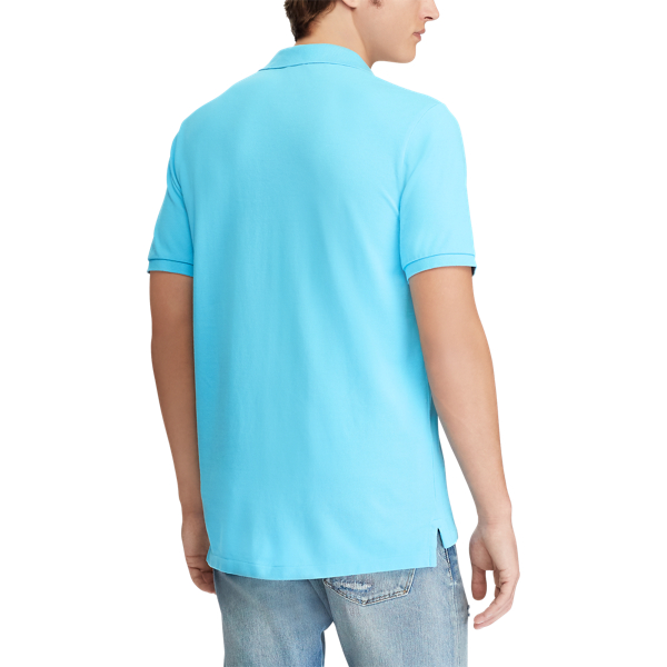 Margie Blue Custom Slim Fit Mesh Polo Polo Ralph Lauren 5