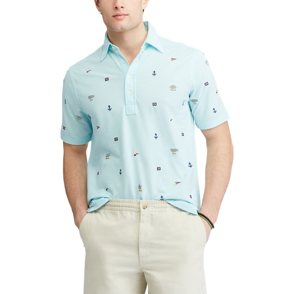 Nautical Multi Classic Fit Knit Oxford Shirt Polo Ralph Lauren 3