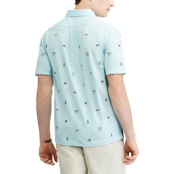 Nautical Multi Classic Fit Knit Oxford Shirt Polo Ralph Lauren 4