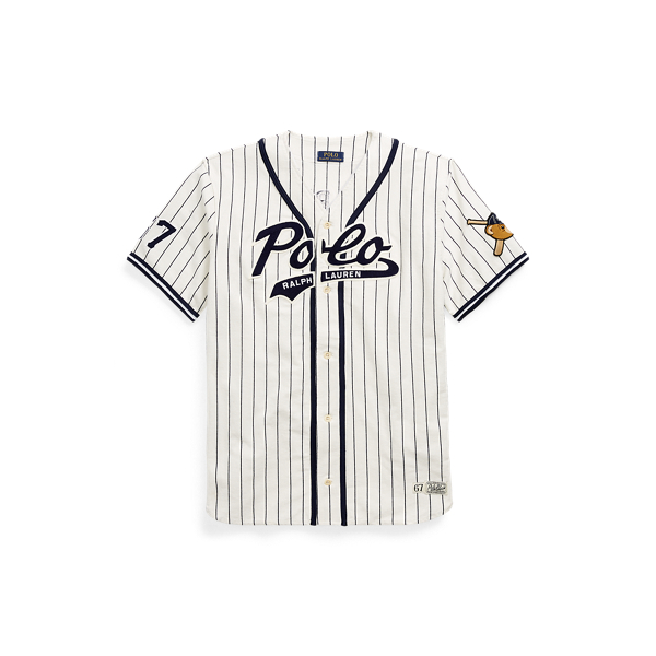 Polo ralph lauren men's polo bear baseball jersey on sale