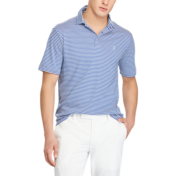Provincetown Blue/White Classic Fit Soft-Touch Polo Polo Ralph Lauren 3