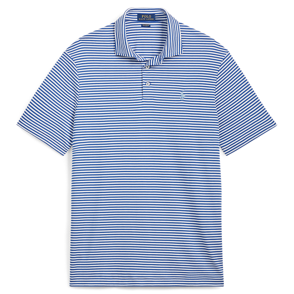 Provincetown Blue/White Classic Fit Soft-Touch Polo Polo Ralph Lauren 1