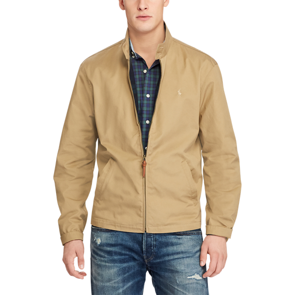 Caf&eacute; Tan Cotton Twill Jacket Polo Ralph Lauren 3