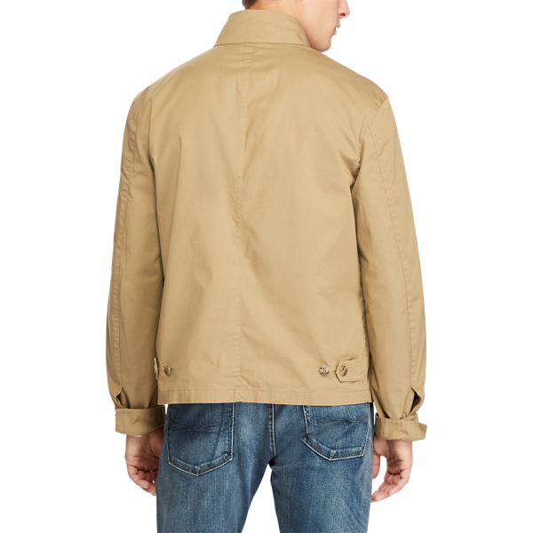 Caf&eacute; Tan Cotton Twill Jacket Polo Ralph Lauren 4