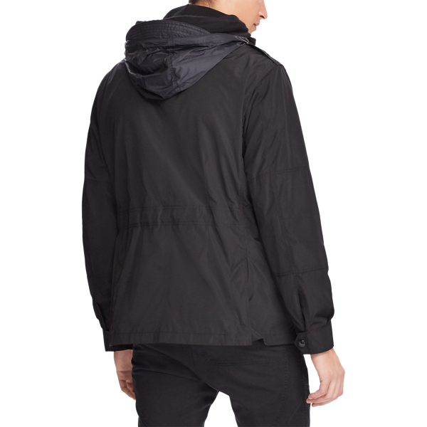 Black Hooded Field Jacket Polo Ralph Lauren 5