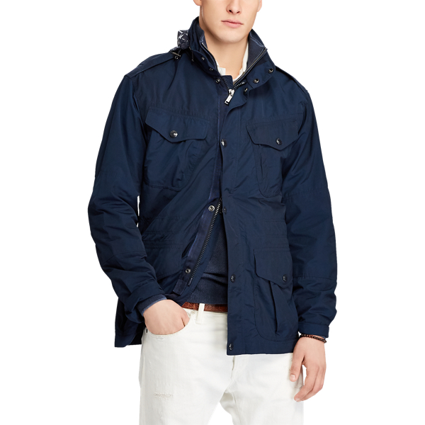 Village Navy Hooded Field Jacket Polo Ralph Lauren 5