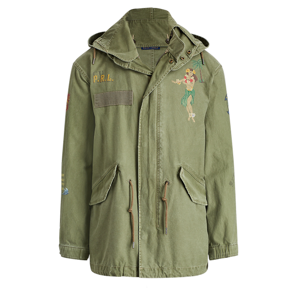 Cotton Twill Parka Polo Ralph Lauren 1