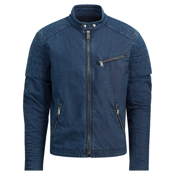 Indigo Cafe Racer Jacket Polo Ralph Lauren 1