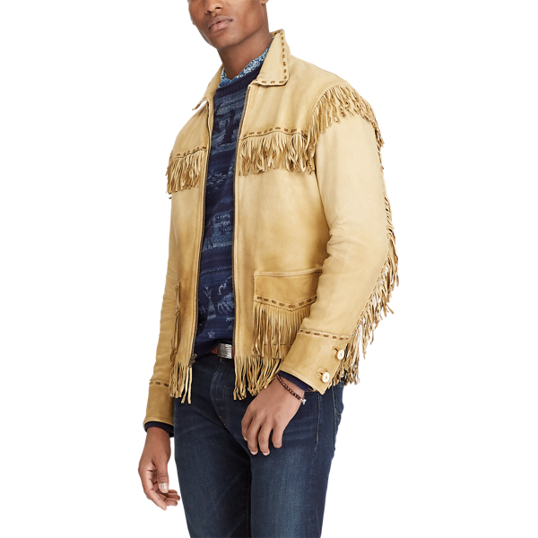 Fringe Deerskin Jacket for Men Ralph Lauren® NO