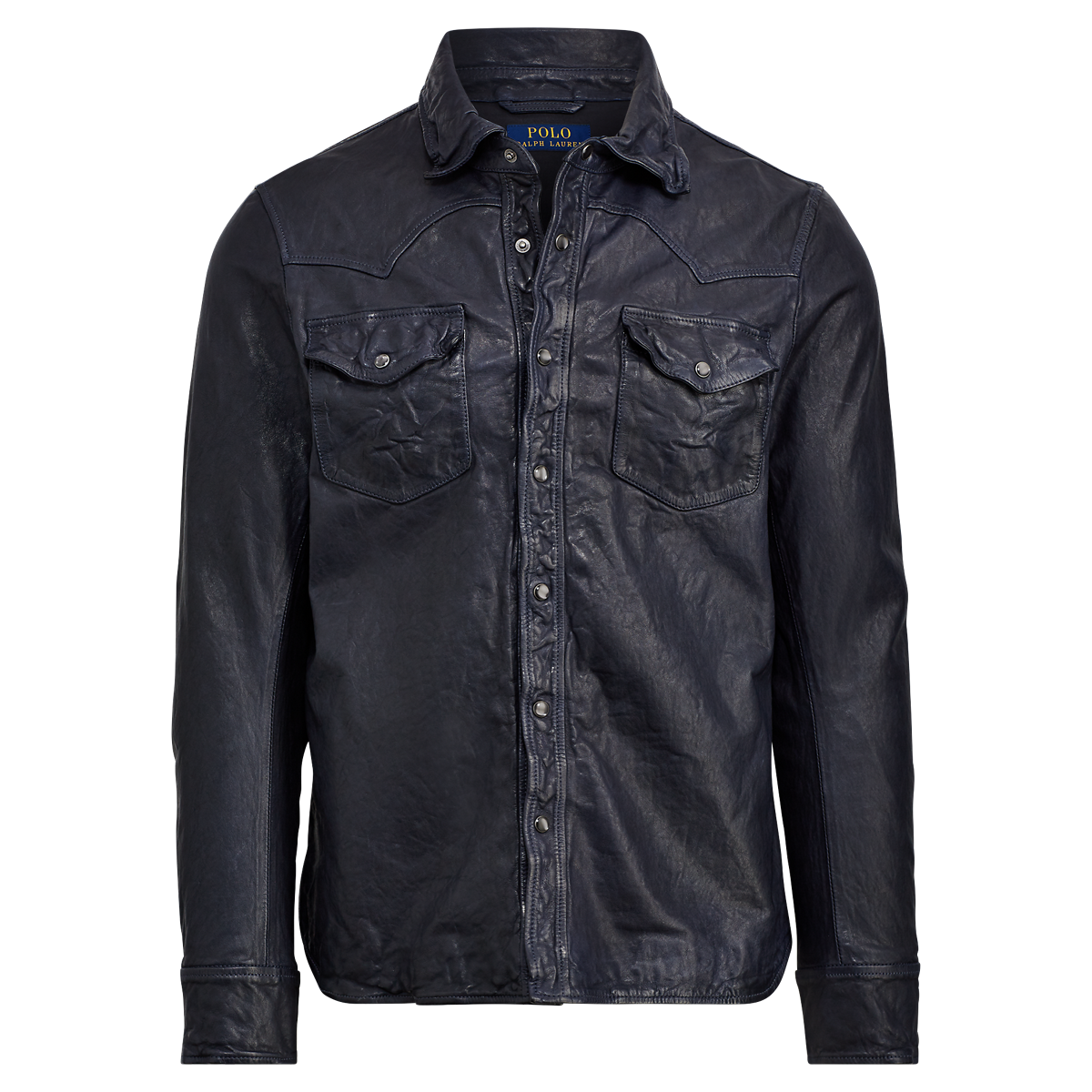 Leather Western Overshirt