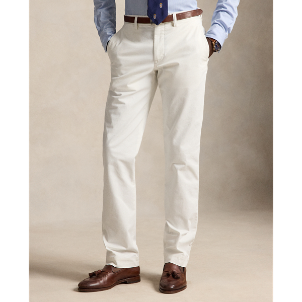 White Bedford Stretch Straight Fit Trouser Polo Ralph Lauren 4