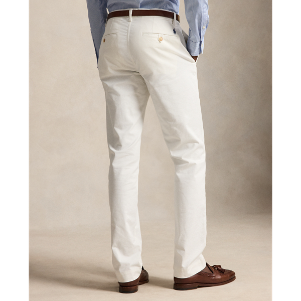 White Bedford Stretch Straight Fit Trouser Polo Ralph Lauren 5
