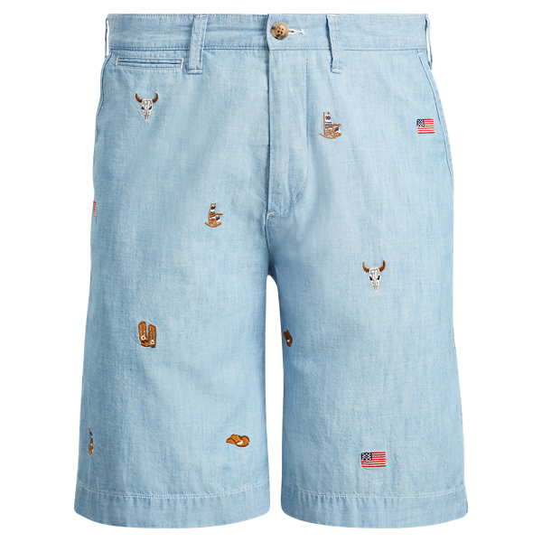 Relaxed Fit Chambray Short Polo Ralph Lauren 1