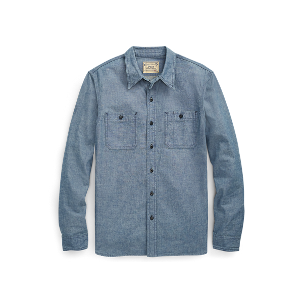 Classic Fit Chambray Workshirt Polo Ralph Lauren em 1