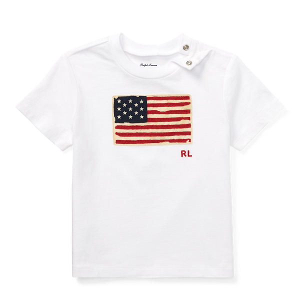 Flag Cotton Jersey Tee Baby Boy 1