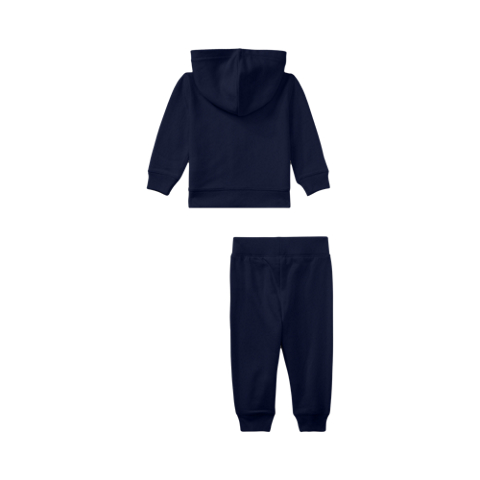 Детские комплекты Ralph Lauren Polo Bear French Terry Hoodie & Pant, цвет: Тёмно-синий