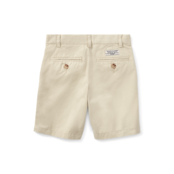 Basic Sand Straight Fit Stretch Chino Short Boys 2-7 2