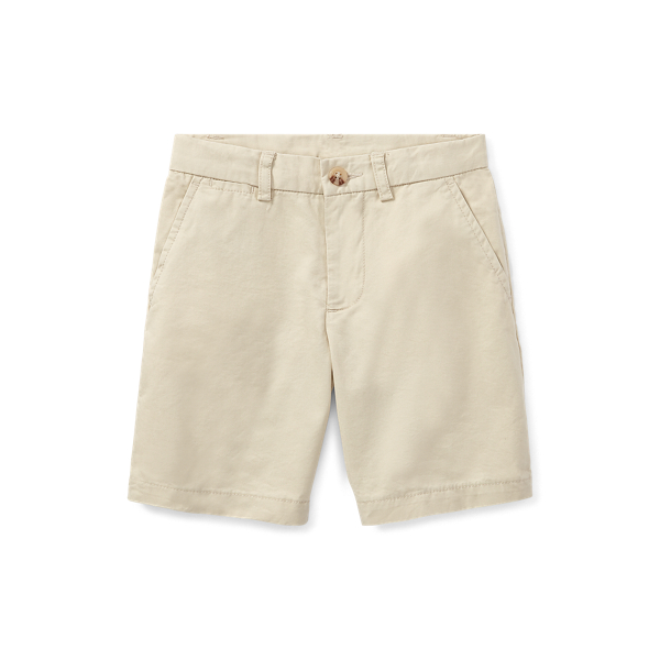 Basic Sand Straight Fit Stretch Chino Short Boys 2-7 1