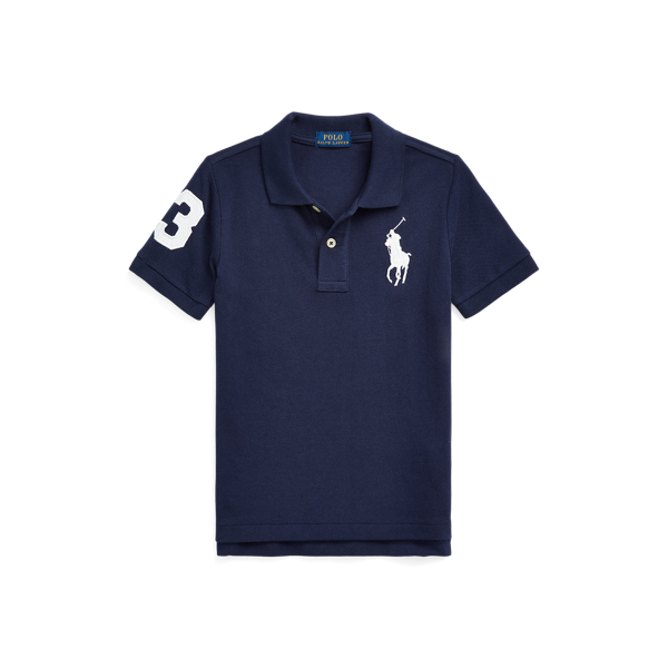 Big Pony Cotton Mesh Polo Shirt