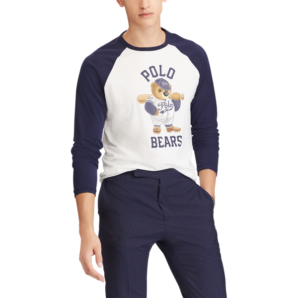 White/Cruise Navy Custom Slim Fit Cotton T-Shirt Polo Ralph Lauren 4