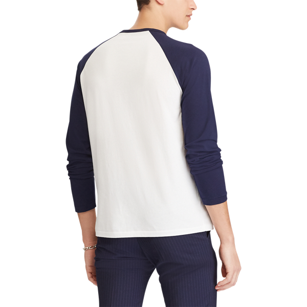 White/Cruise Navy Custom Slim Fit Cotton T-Shirt Polo Ralph Lauren 5