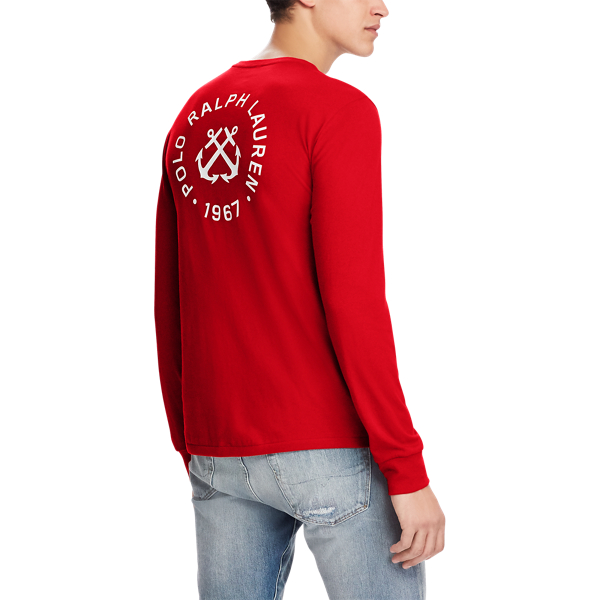 Rl2000 Red Custom Slim Fit Cotton T-Shirt Polo Ralph Lauren 4